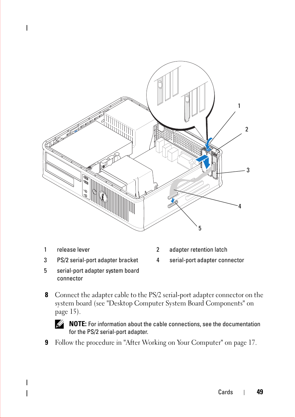 Dell OptiPlex 360 (Late 2008) User Manual | Page 49 / 160