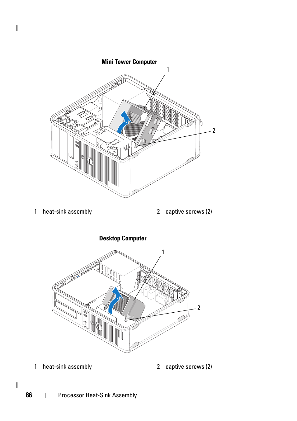 Dell OptiPlex 360 (Late 2008) User Manual | Page 86 / 160