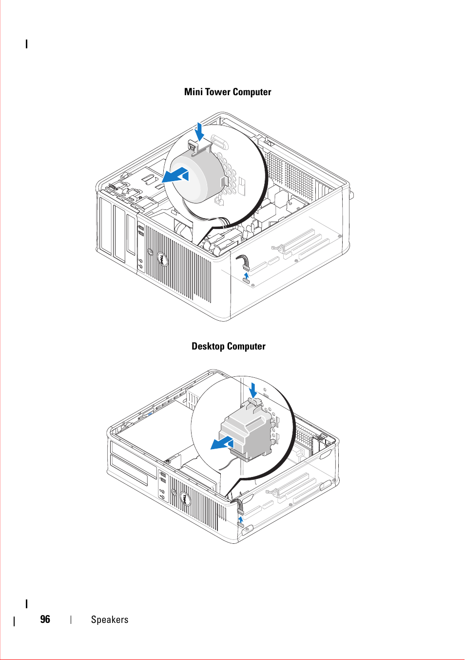 Mini tower computer, Desktop computer | Dell OptiPlex 360 (Late 2008) User Manual | Page 96 / 160