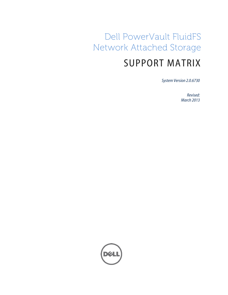 Dell PowerVault NX3500 User Manual | 12 pages