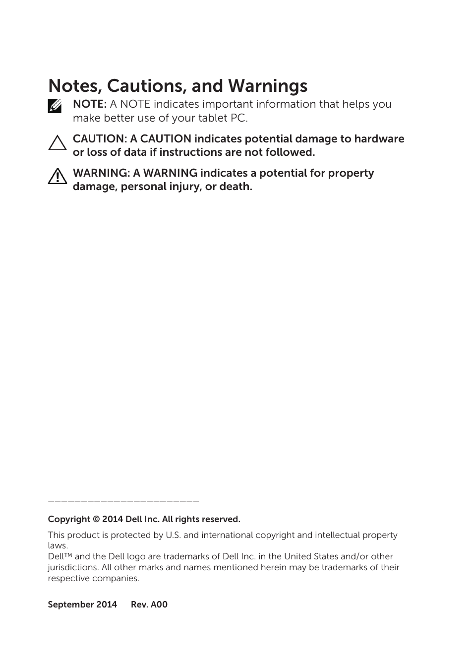 Dell Venue 8 Pro (3845, Late 2014) User Manual | Page 2 / 39