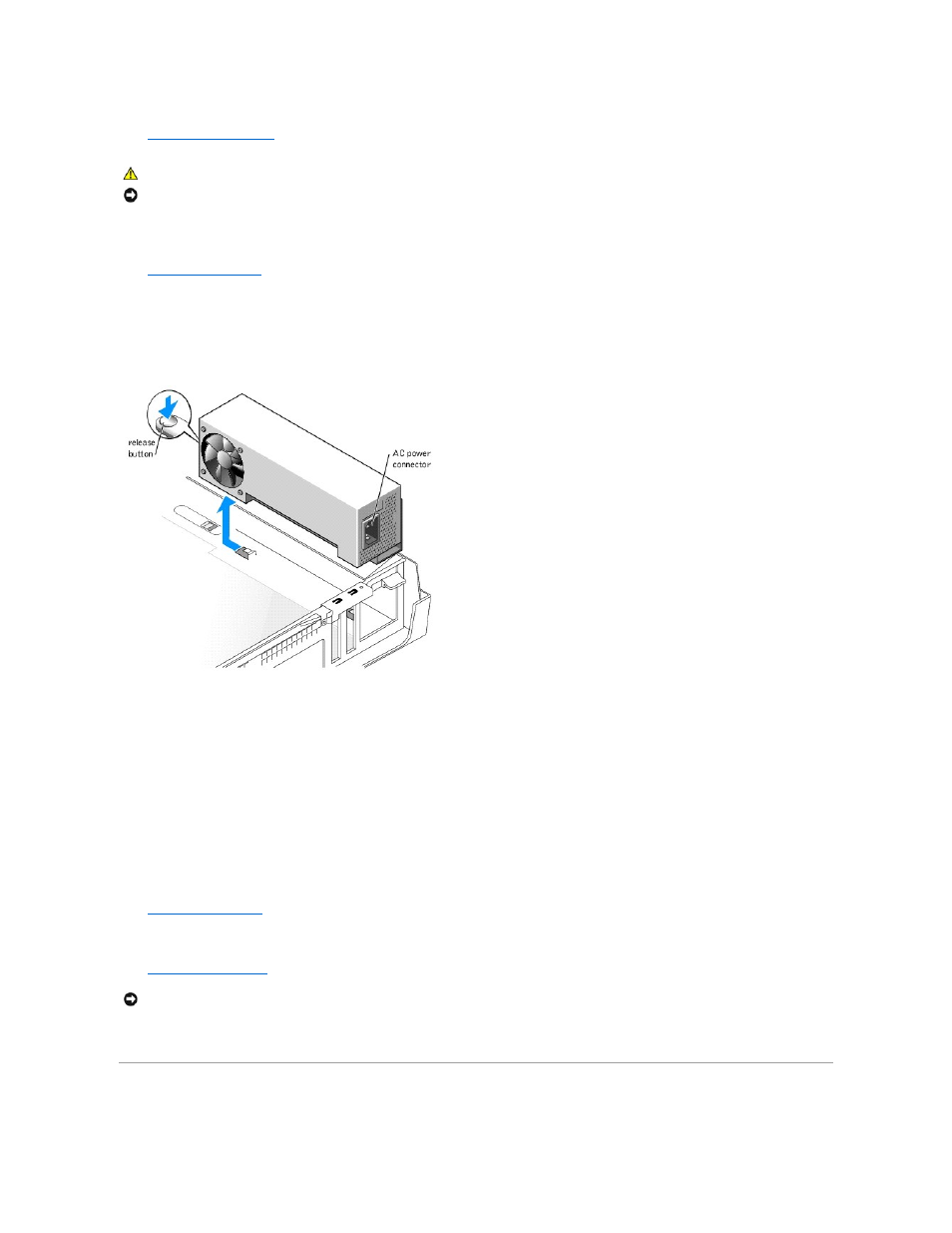 System board, Replacing the power supply | Dell Dimension 4700C User Manual | Page 22 / 41