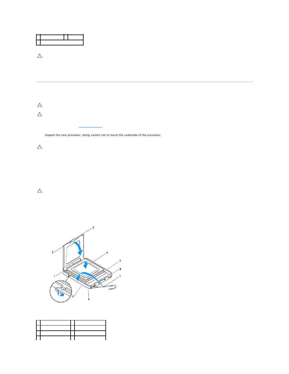 Replacing the processor | Dell Studio XPS 8100 (Late 2009) User Manual | Page 19 / 53