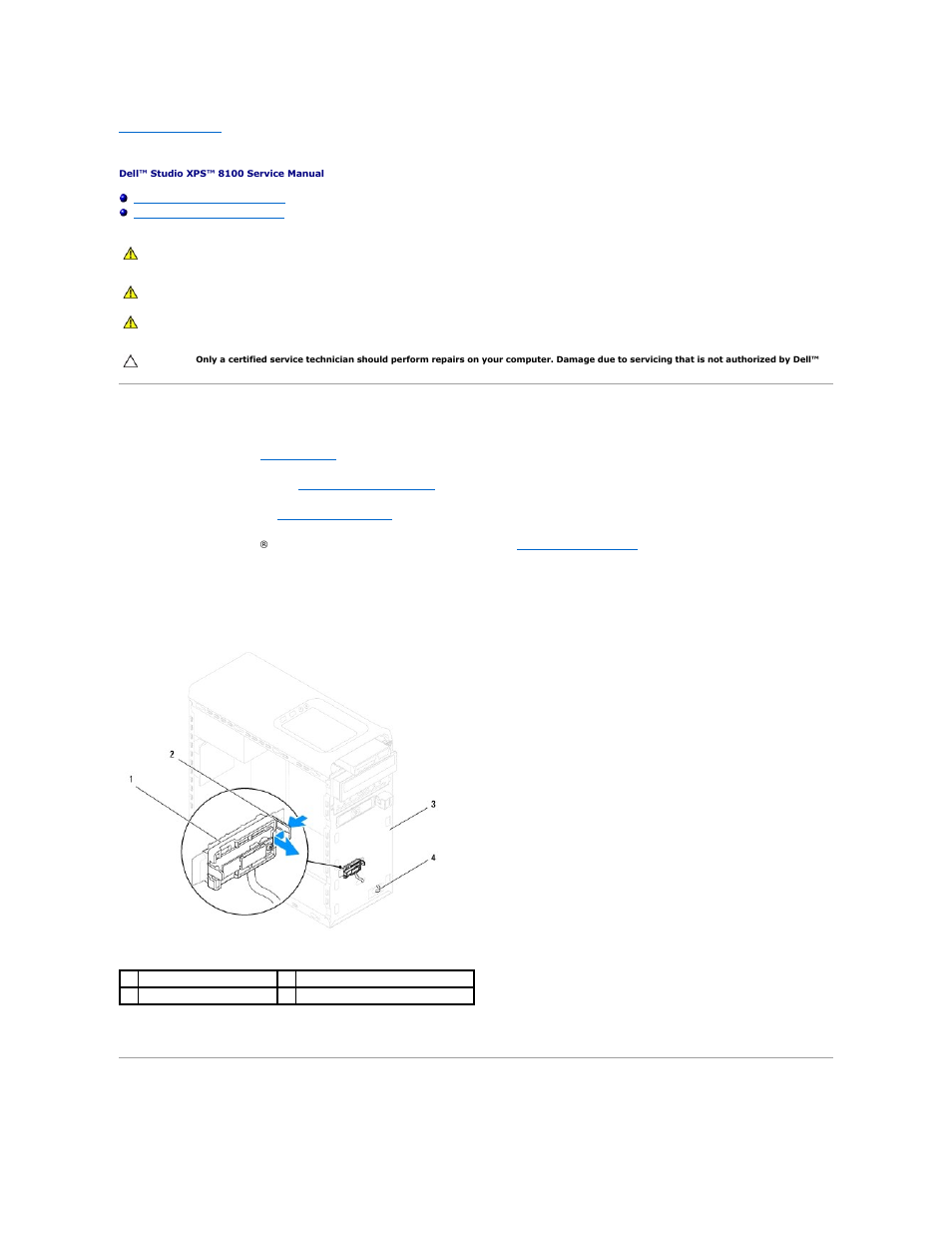 Bluetooth assembly, Removing the bluetooth assembly, Replacing the bluetooth assembly | Dell Studio XPS 8100 (Late 2009) User Manual | Page 7 / 53