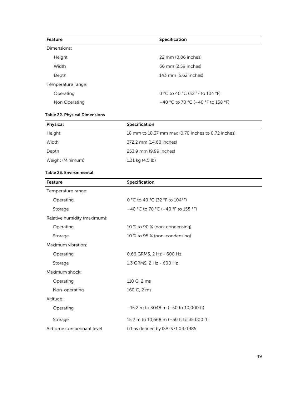 Dell Precision M3800 (Late 2013) User Manual | Page 49 / 50