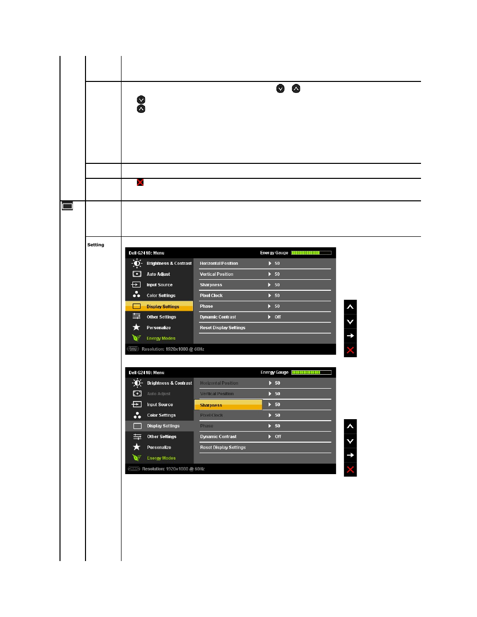 Dell G2410 Monitor User Manual | Page 20 / 33