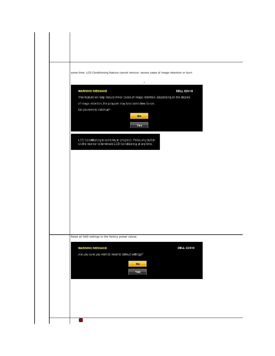 Dell G2410 Monitor User Manual | Page 23 / 33