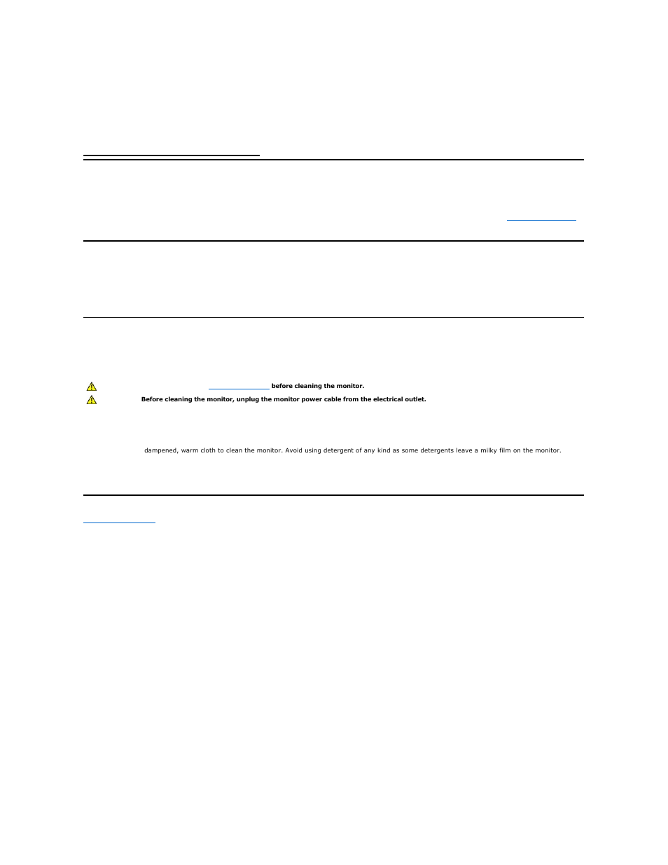 Plug and play capability, Maintenance guidelines, Lcd monitor quality and pixel policy | Cleaning your monitor | Dell G2410 Monitor User Manual | Page 9 / 33