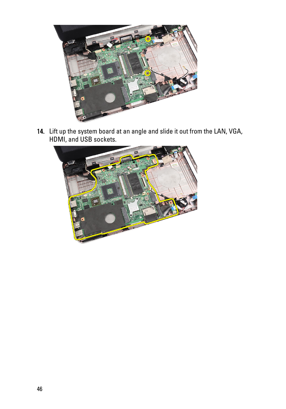 Dell Vostro 1450 (Mid 2011) User Manual | Page 46 / 78