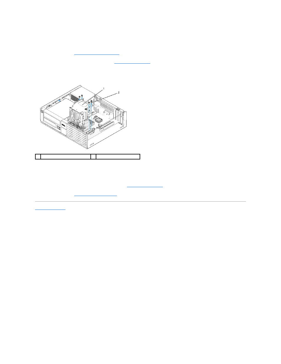 Remove and replace the fan and shroud assembly | Dell OptiPlex 960 (Late 2008) User Manual | Page 24 / 146