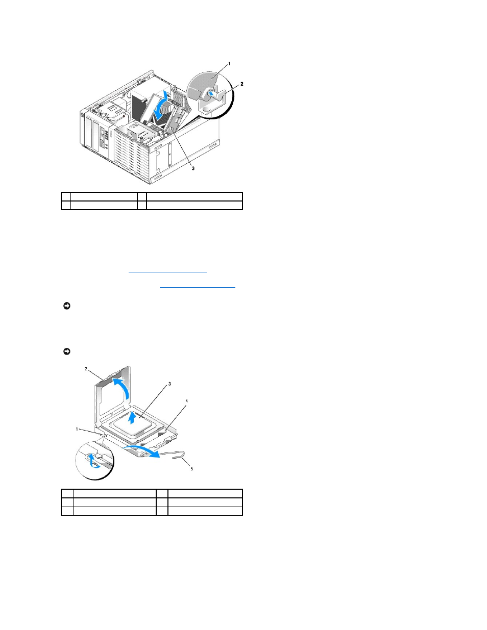 Removing the processor | Dell OptiPlex 960 (Late 2008) User Manual | Page 65 / 146
