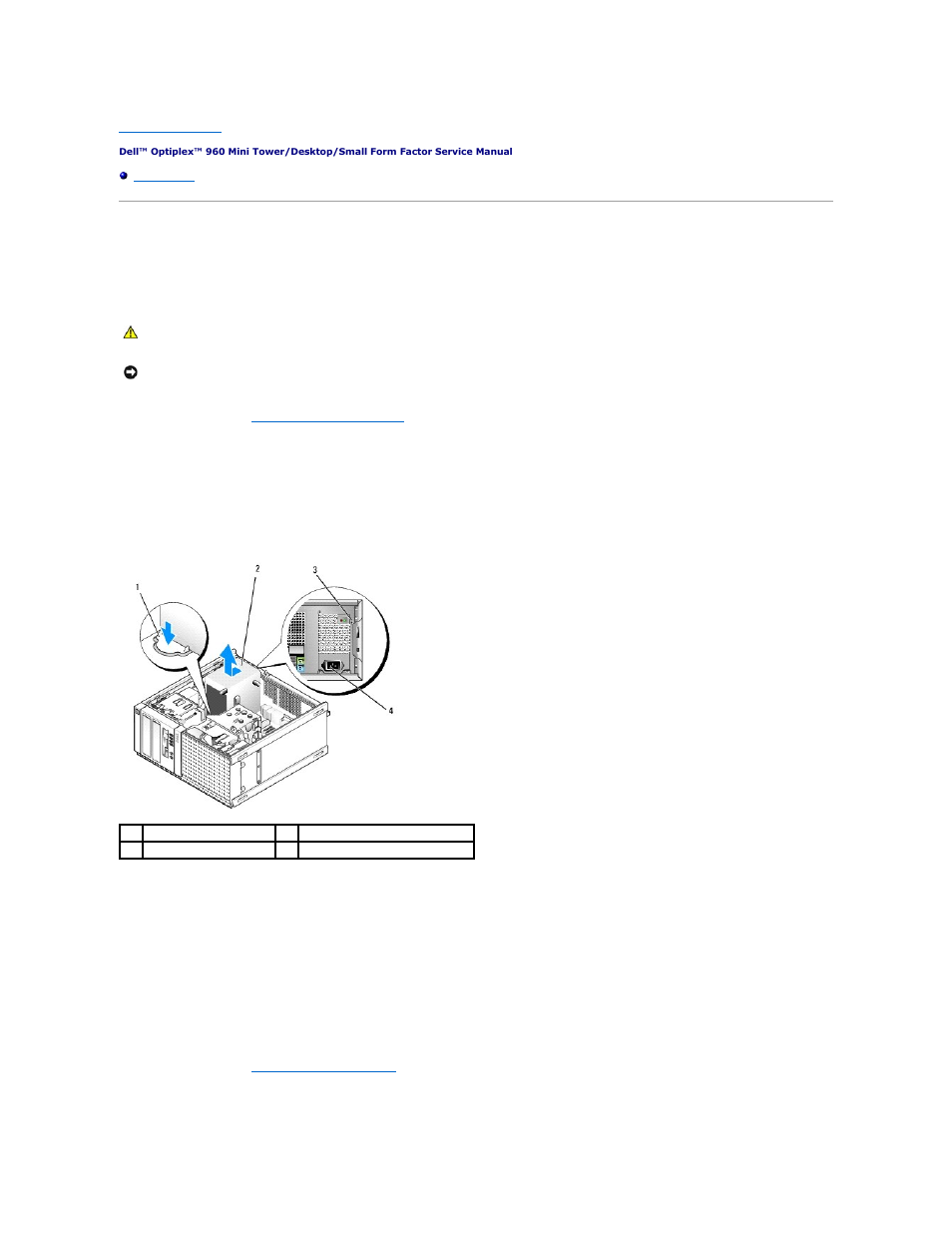 Power supply, Replacing the power supply | Dell OptiPlex 960 (Late 2008) User Manual | Page 86 / 146