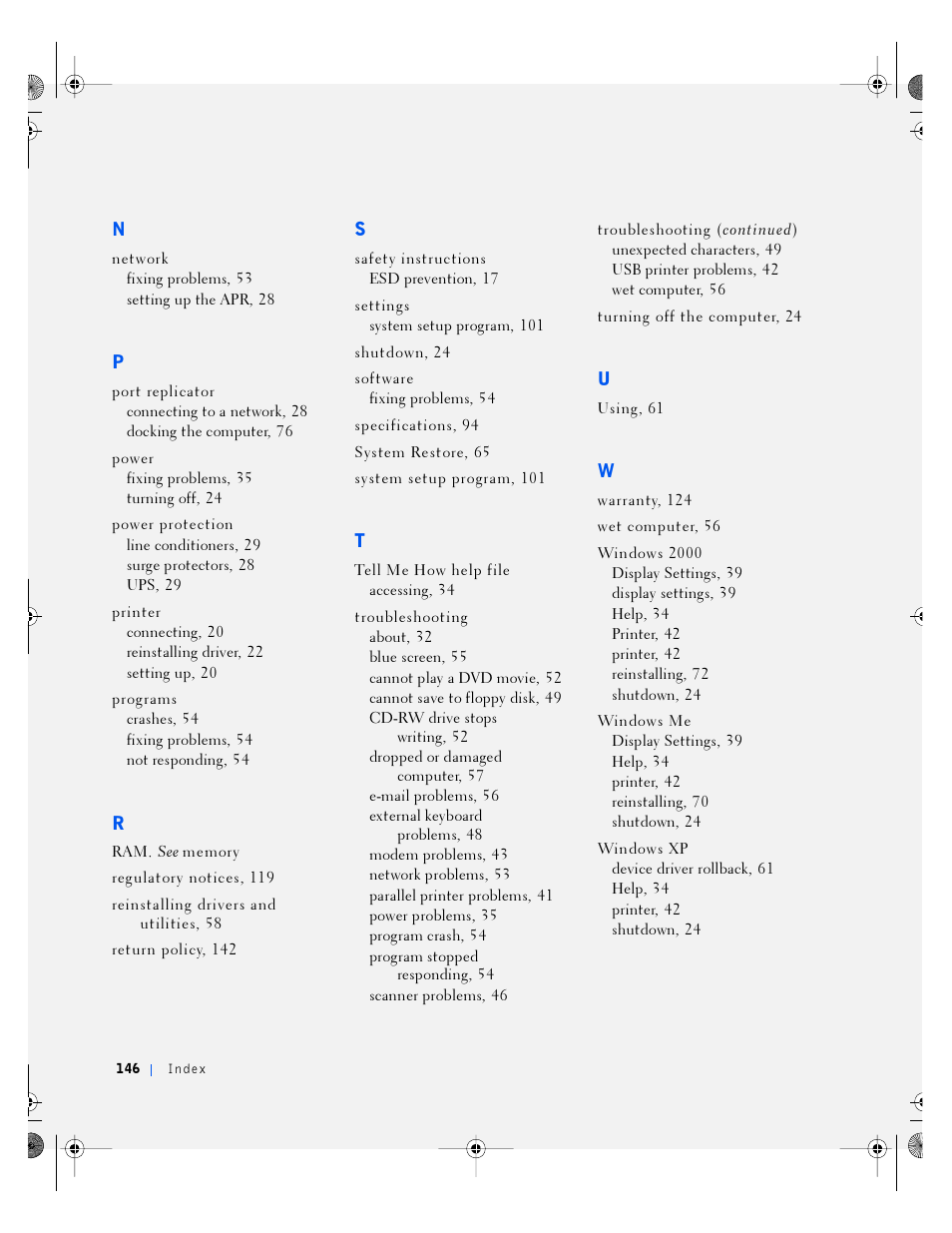 Dell Inspiron 4100 User Manual | Page 146 / 146