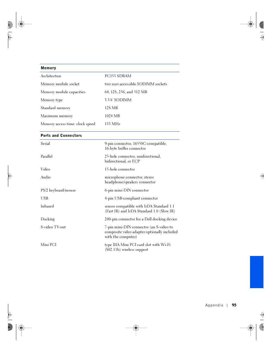 Dell Inspiron 4100 User Manual | Page 95 / 146