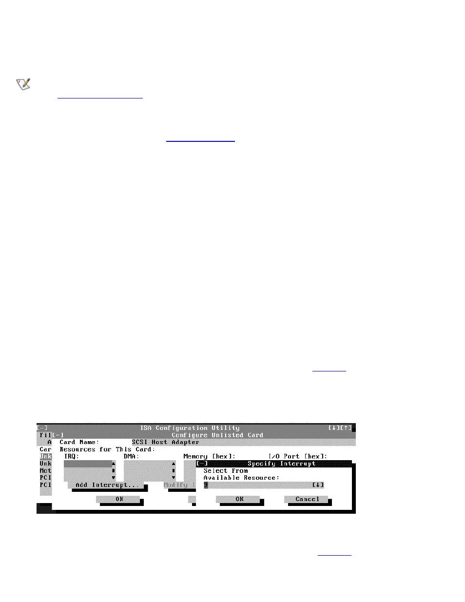 Adding an unlisted card | Dell OptiPlex GX1 User Manual | Page 46 / 108