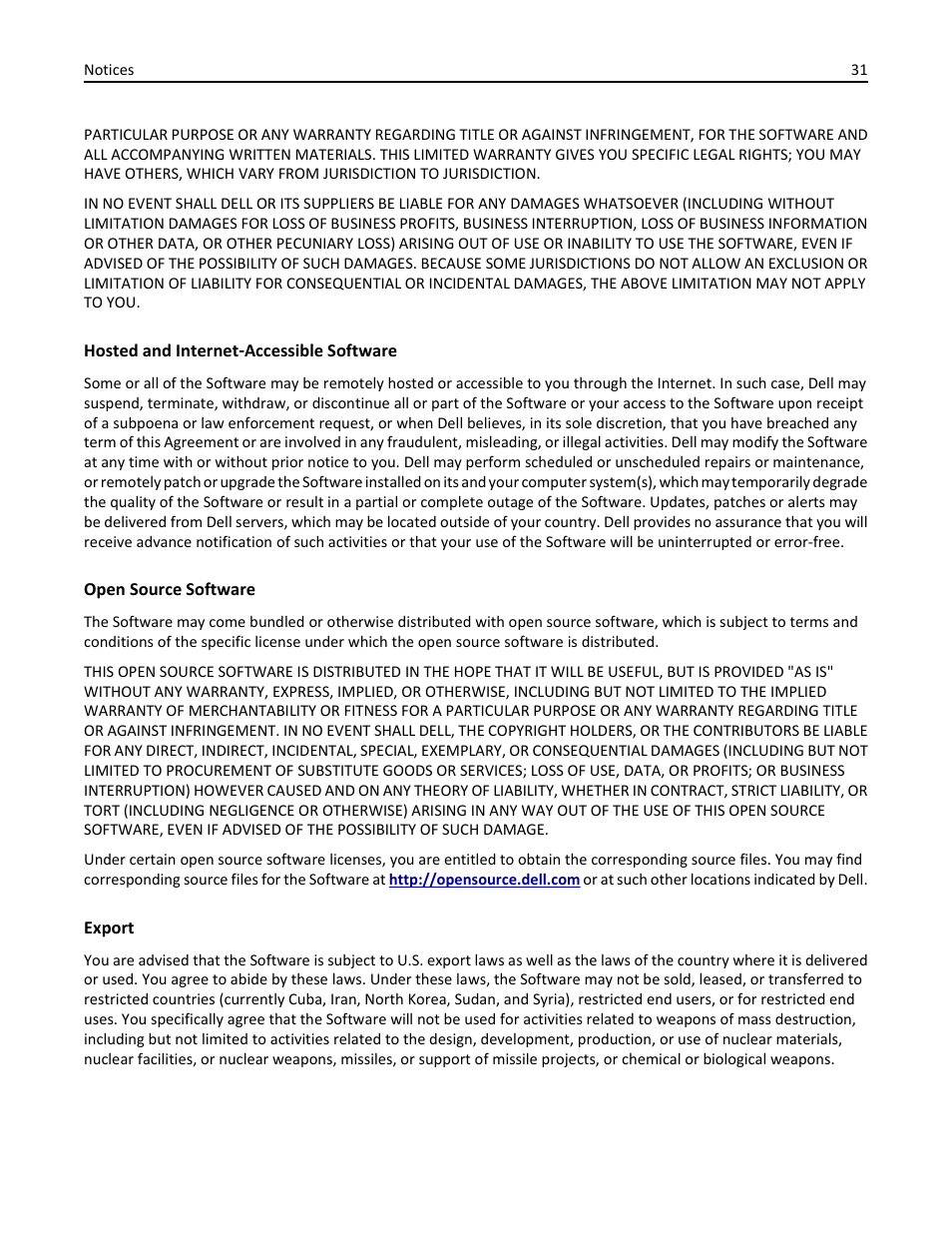 Dell B3460dn Mono Laser Printer User Manual | Page 31 / 35