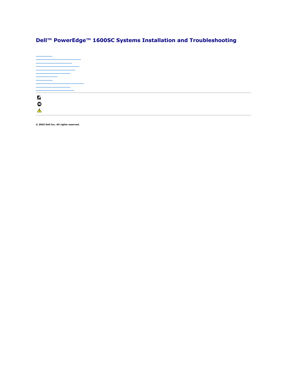 Dell PowerEdge 1600SC User Manual | 100 pages