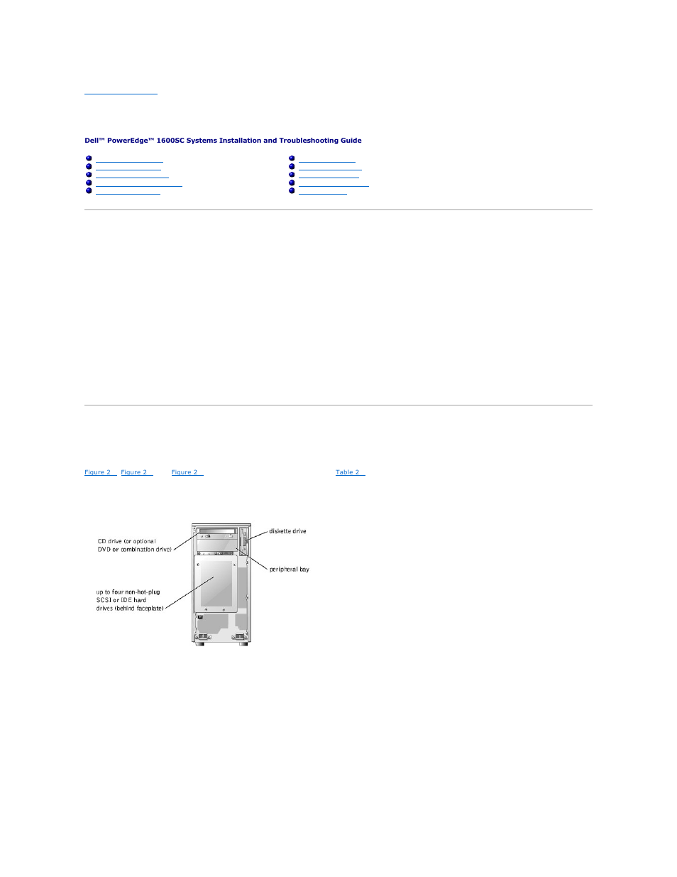 Indicators, codes, and messages, Front-panel features | Dell PowerEdge 1600SC User Manual | Page 24 / 100