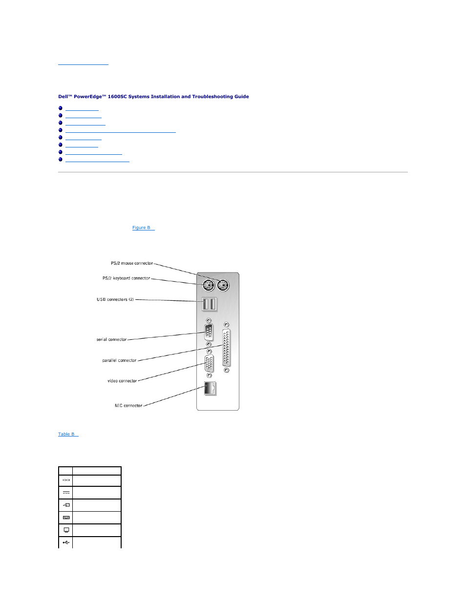 I/o ports and connectors, I/o connectors | Dell PowerEdge 1600SC User Manual | Page 6 / 100