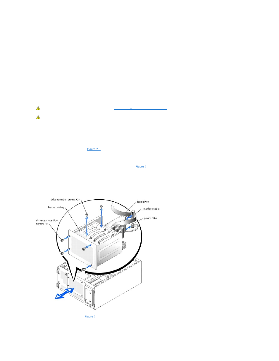 Installing and removing non-hot-plug hard drives | Dell PowerEdge 1600SC User Manual | Page 83 / 100