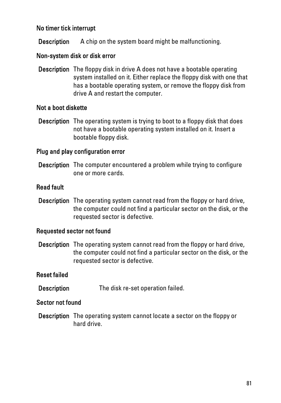 Dell OptiPlex 790 (Early 2011) User Manual | Page 81 / 96