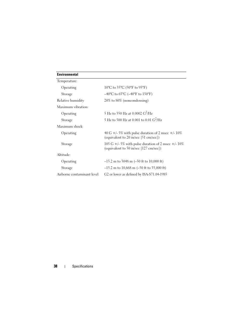 Dell Vostro 420 (Late 2008) User Manual | Page 38 / 76