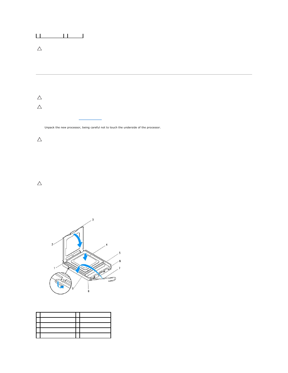 Replacing the processor | Dell Studio XPS 8000 (Late 2009) User Manual | Page 18 / 55