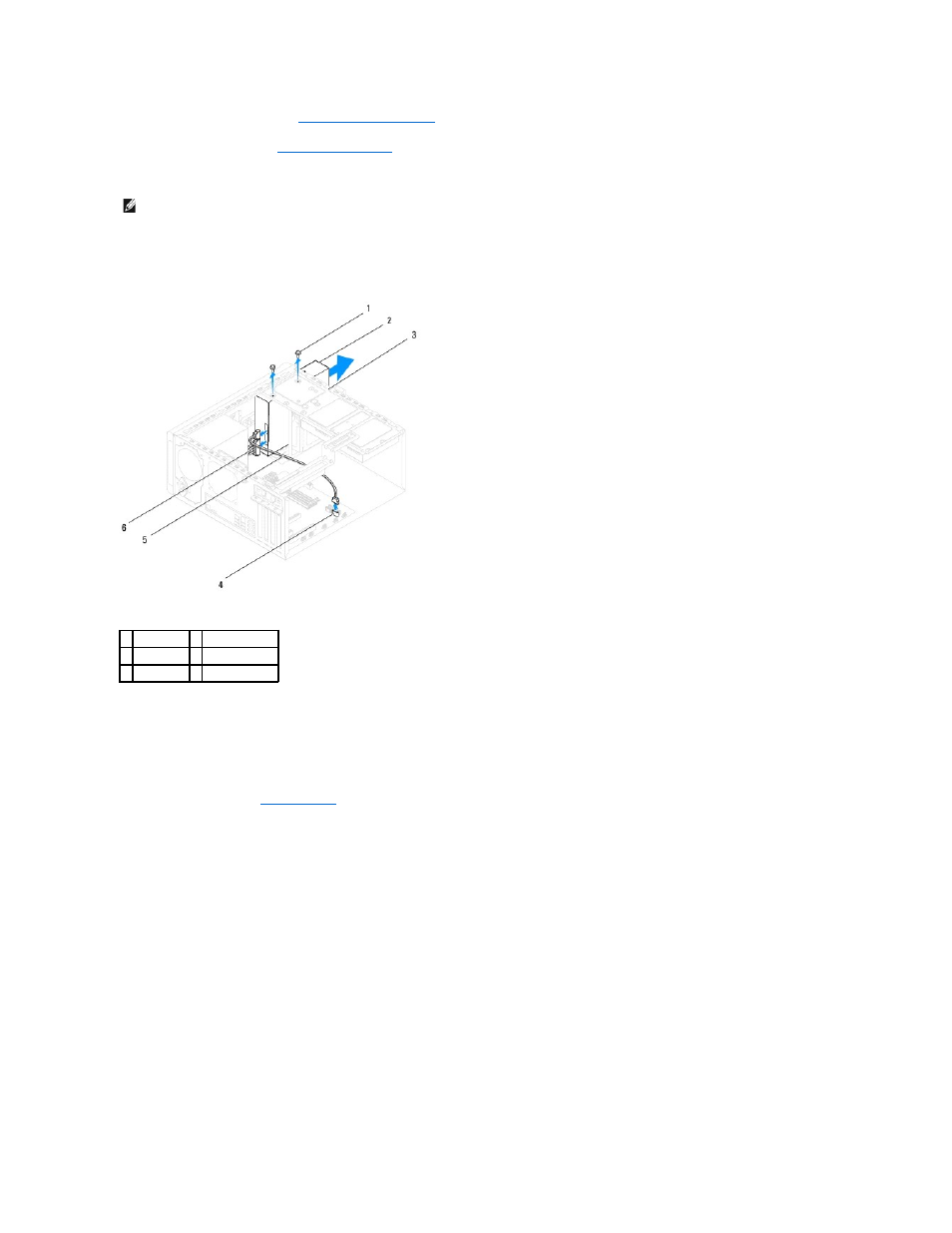 Replacing the optical drive | Dell Studio XPS 8000 (Late 2009) User Manual | Page 22 / 55