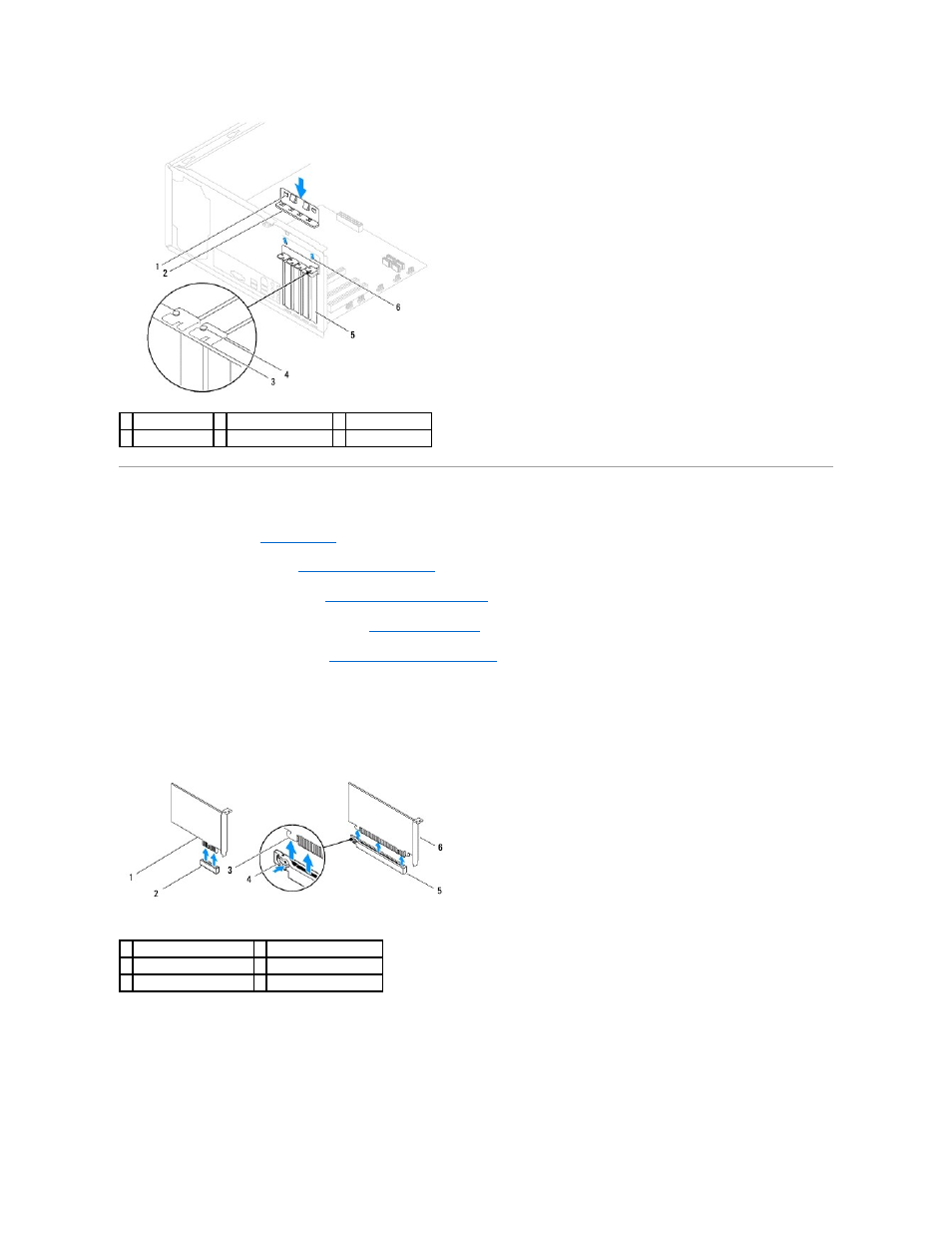 Removing pci and pci express cards | Dell Studio XPS 8000 (Late 2009) User Manual | Page 9 / 55