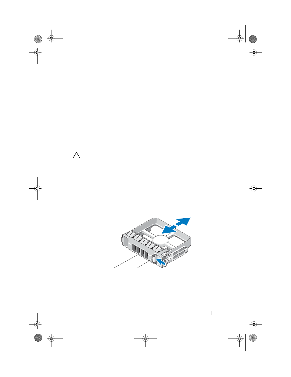 Hard drives, Removing a hard-drive blank | Dell POWERVAULT MD3600F User Manual | Page 243 / 318