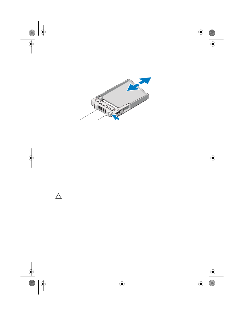 Installing a hard-drive blank, Removing a hard drive, And figure 16-3 | Dell POWERVAULT MD3600F User Manual | Page 244 / 318