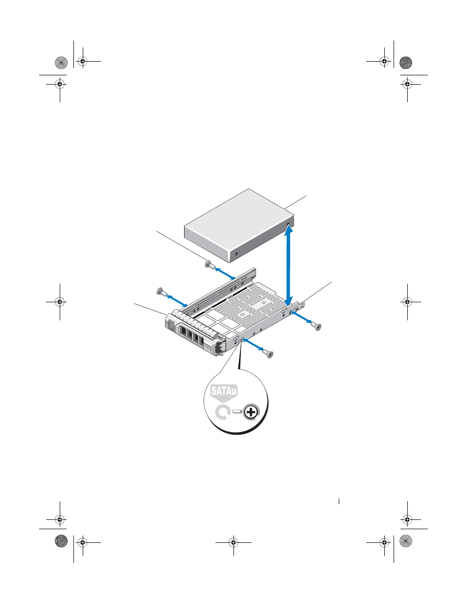 Removing a hard drive from a hard-drive carrier, Removing a hard drive from a, Hard-drive carrier | Dell POWERVAULT MD3600F User Manual | Page 247 / 318