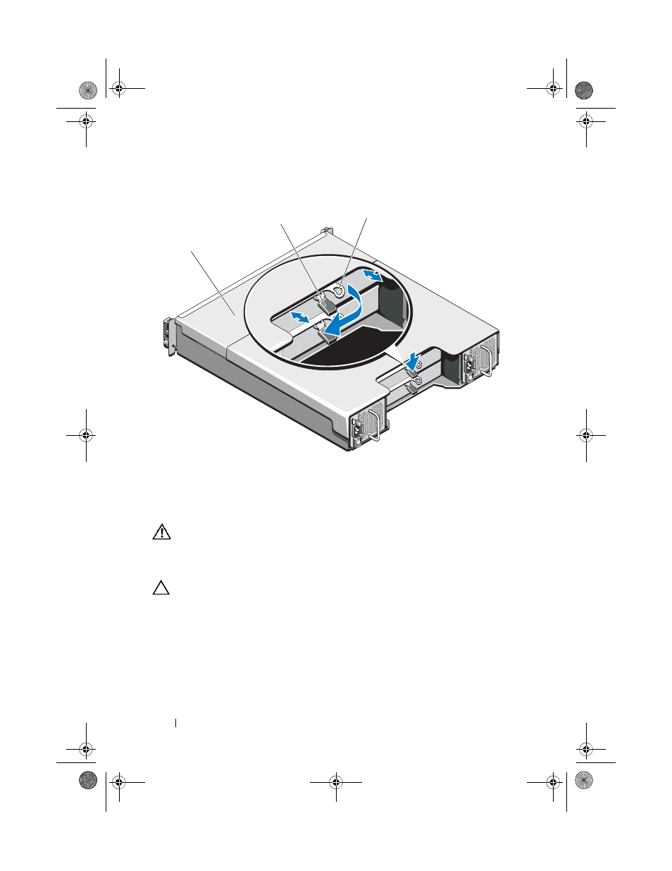 Installing a raid controller module, Installing a raid | Dell POWERVAULT MD3600F User Manual | Page 252 / 318