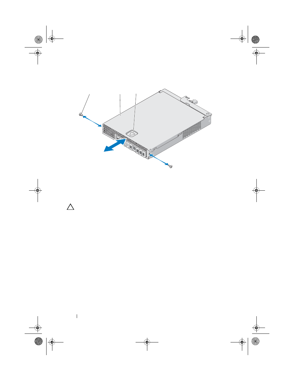 Closing the raid controller module, Figure 16-9, See figure 16-9 | Dell POWERVAULT MD3600F User Manual | Page 254 / 318