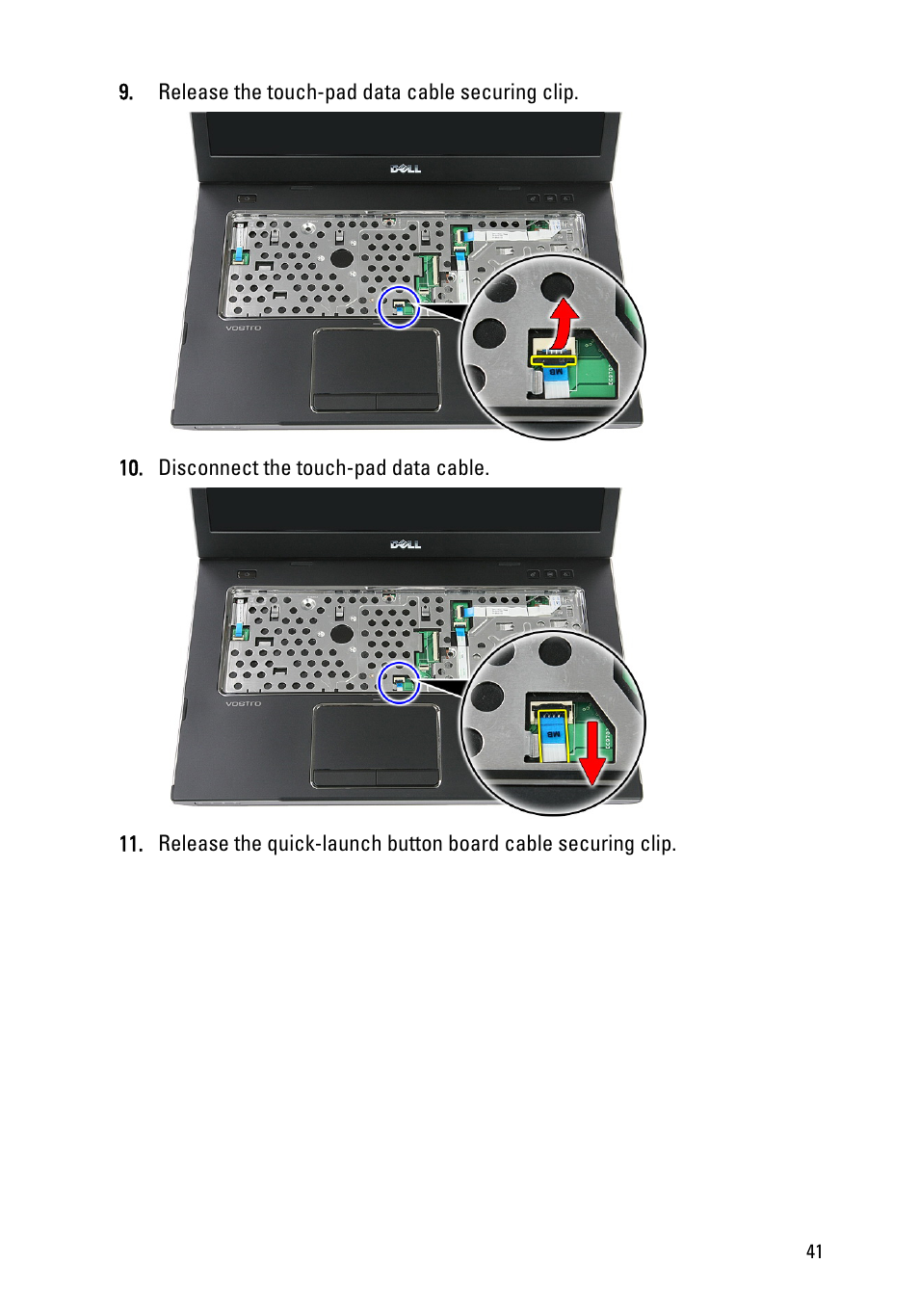 Dell Vostro 3550 (Early 2011) User Manual | Page 41 / 113