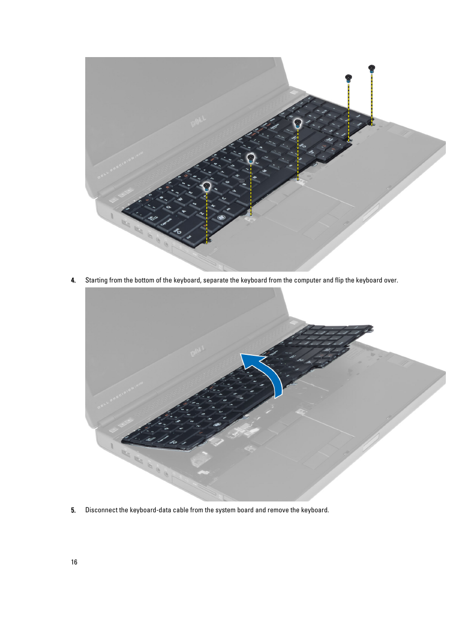 Dell Precision M4700 (Mid 2012) User Manual | Page 16 / 83