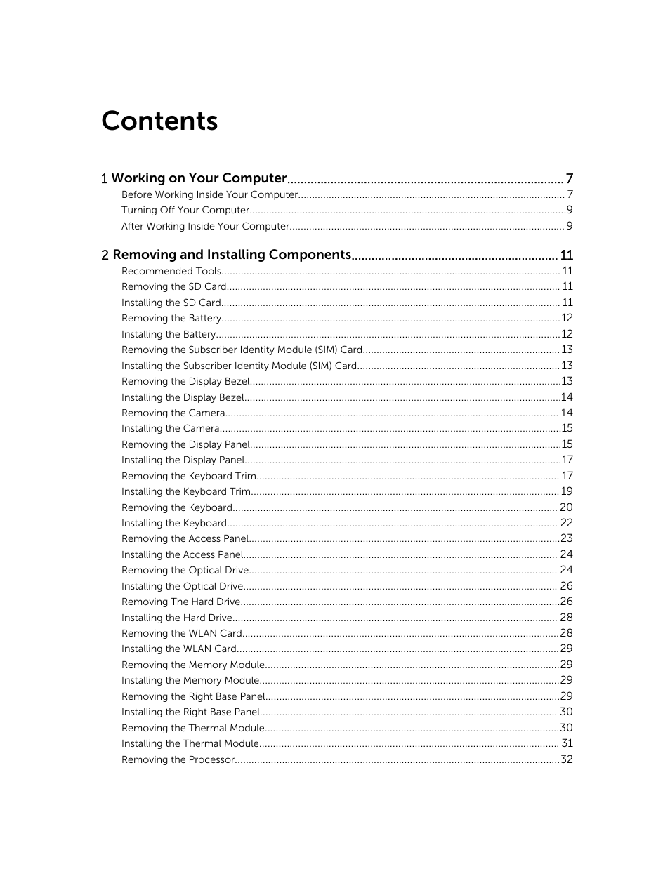 Dell Latitude E5530 (Mid 2012) User Manual | Page 3 / 81
