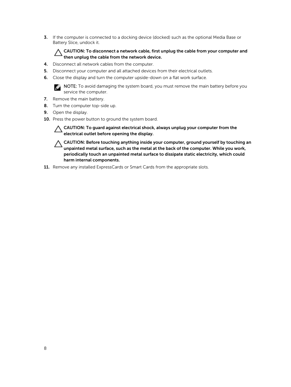 Dell Latitude E5530 (Mid 2012) User Manual | Page 8 / 81
