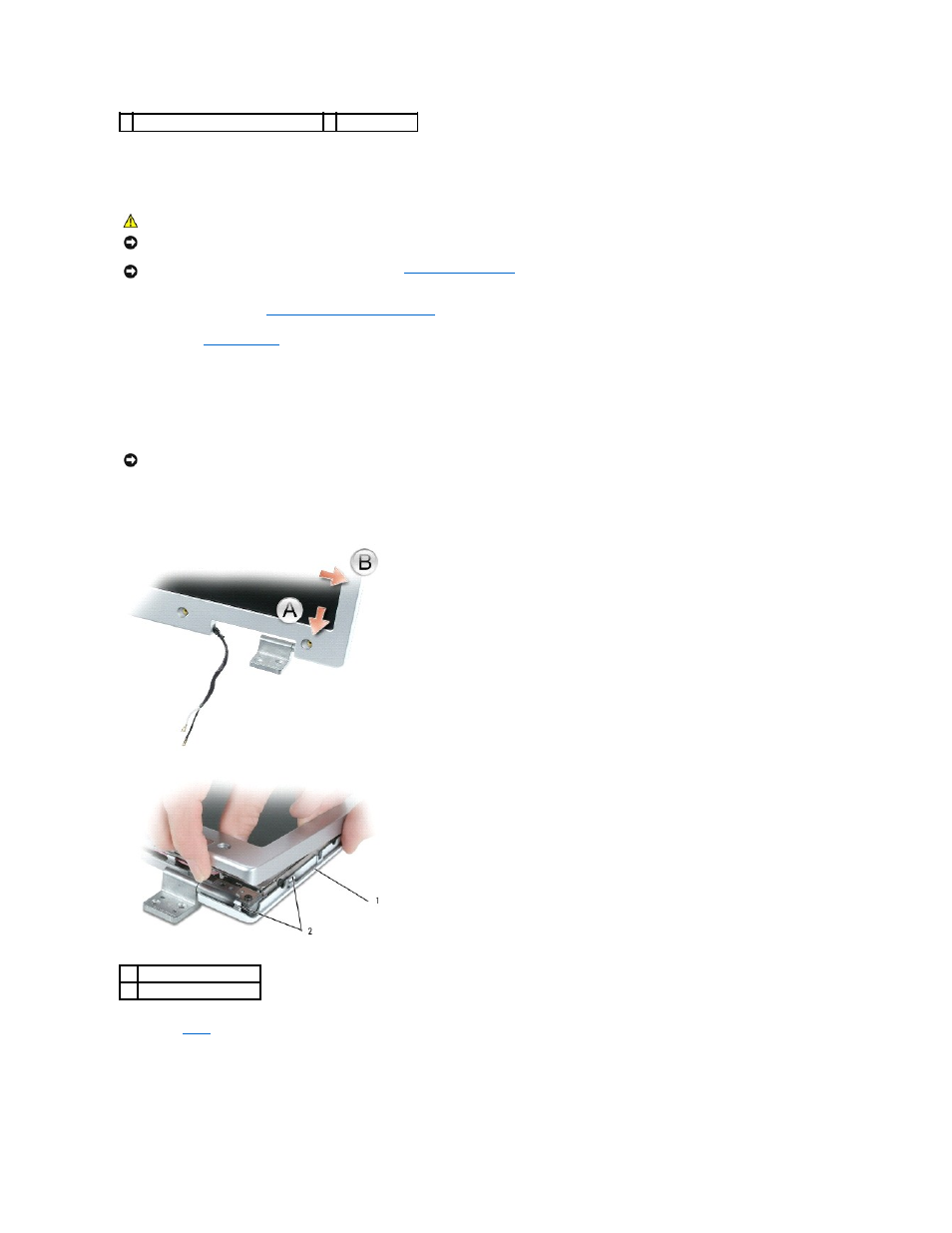 Removing the display bezel | Dell Inspiron 9300 User Manual | Page 25 / 60