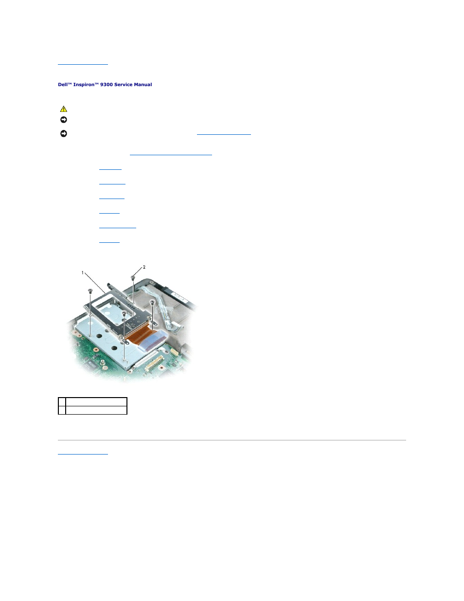 Pc card cage | Dell Inspiron 9300 User Manual | Page 50 / 60