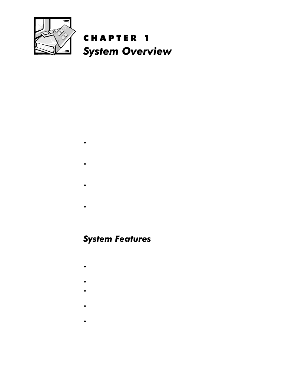 System overview, System features, Kdswhu | 6\vwhp2yhuylhz, System features -1, 6\vwhp)hdwxuhv | Dell Inspiron 3500 User Manual | Page 11 / 106