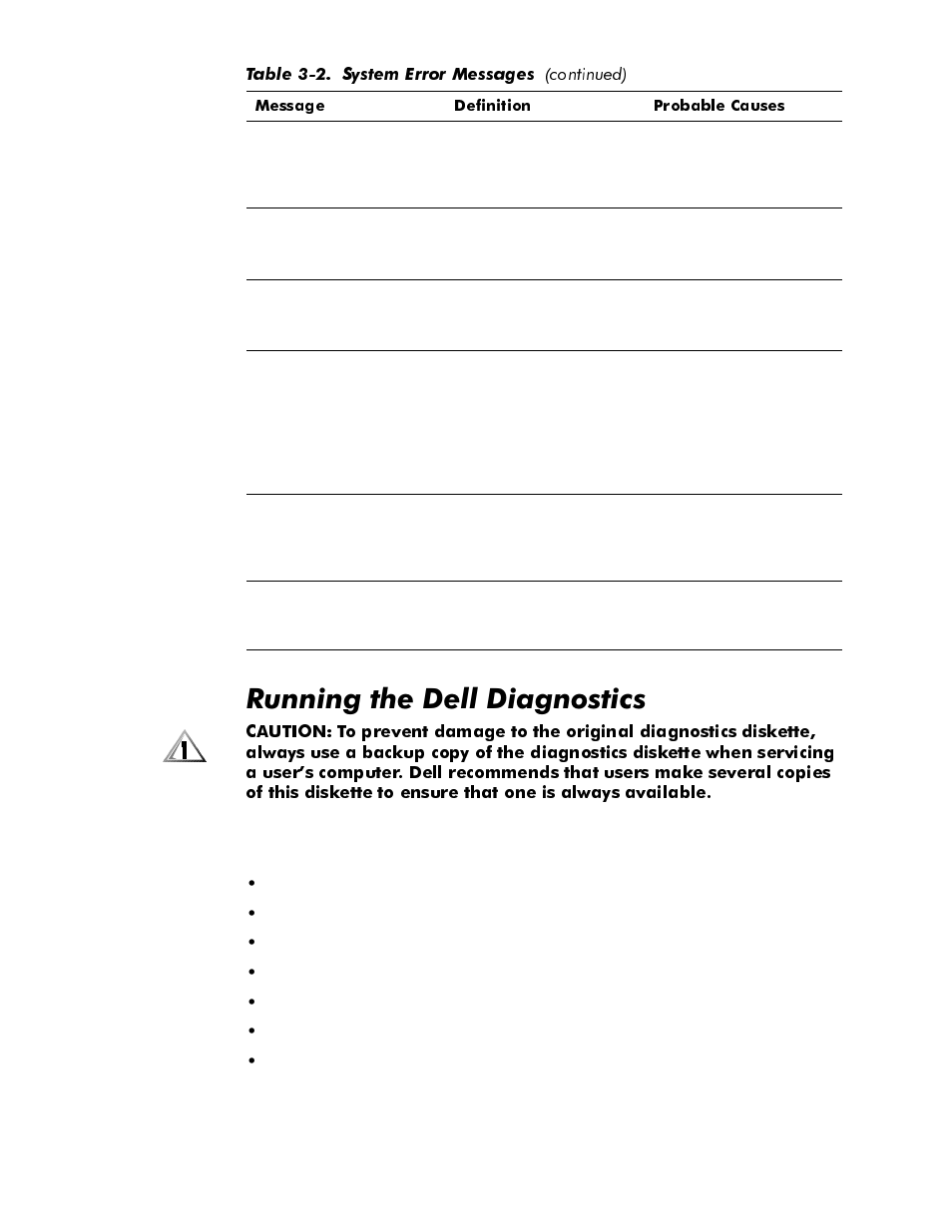 Running the dell diagnostics, Running the dell diagnostics -4, 5xqqlqjwkh'hoo'ldjqrvwlfv | Dell Inspiron 3500 User Manual | Page 34 / 106