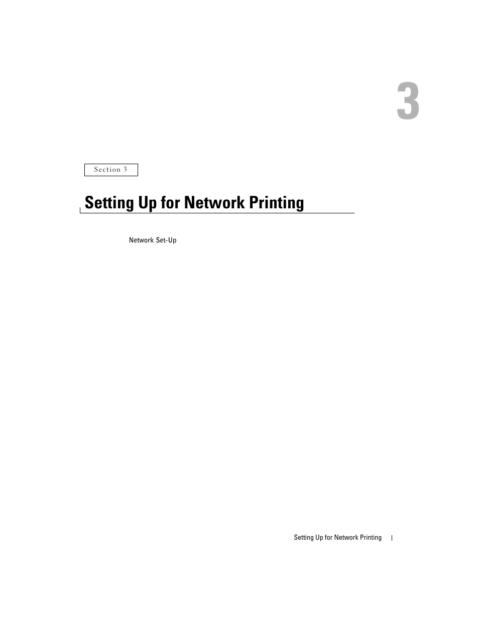 Setting up for network printing, 3 setting up for network printing | Dell 3000cn Color Laser Printer User Manual | Page 23 / 82