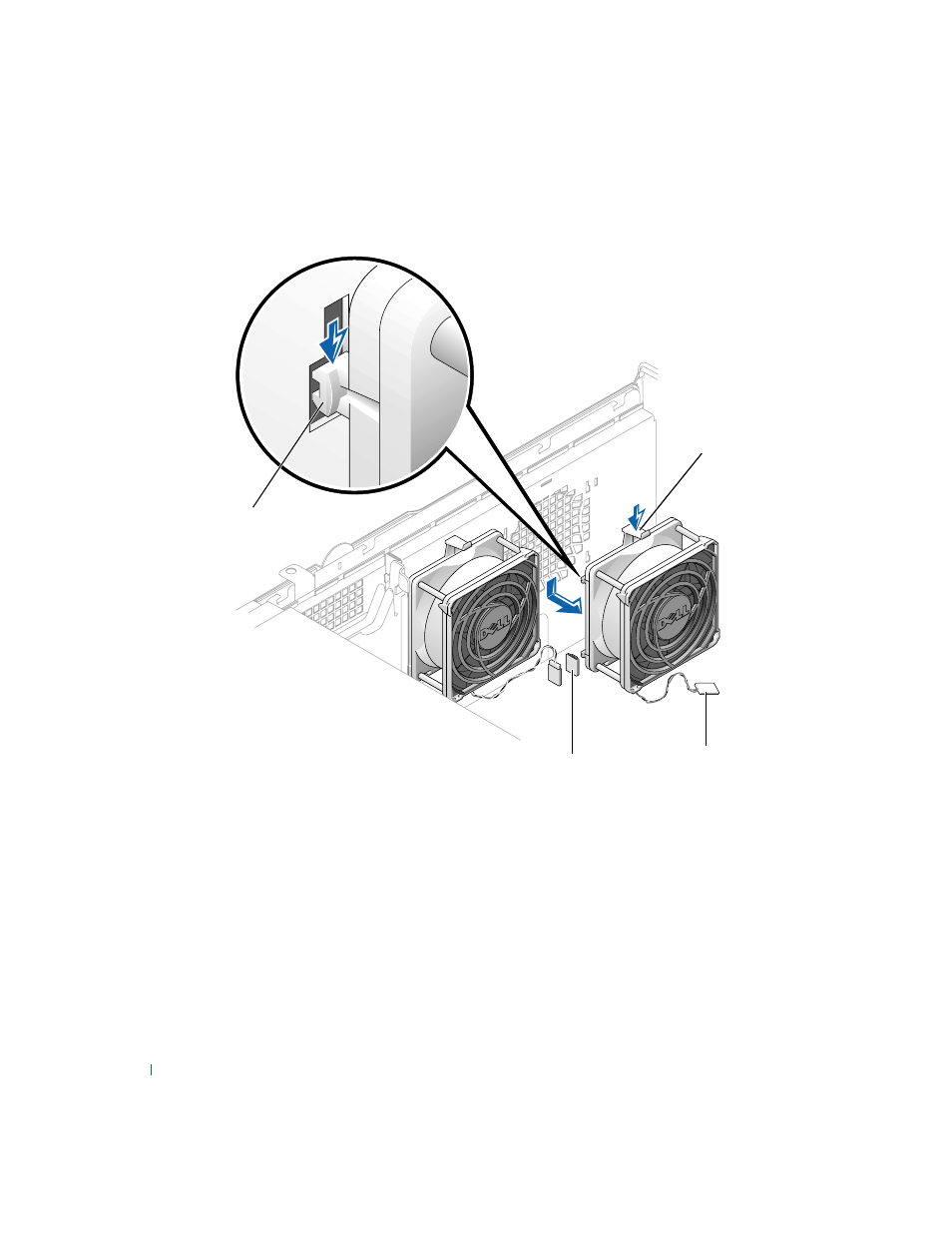 Replacing the microprocessor cooling fan | Dell PRECISION 530 User Manual | Page 114 / 126