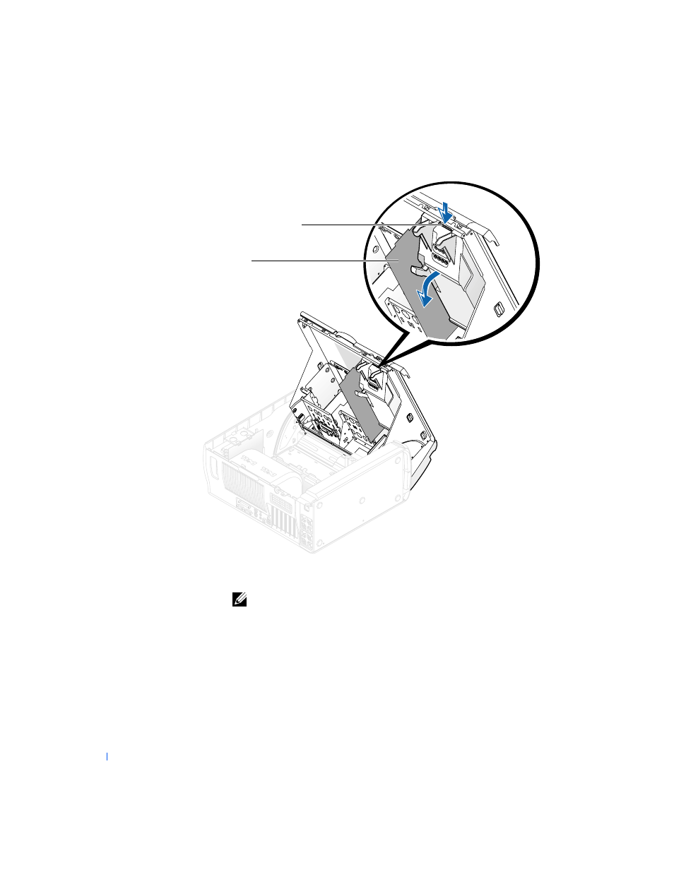 Replacing the expansion-card airflow shroud | Dell PRECISION 530 User Manual | Page 80 / 126