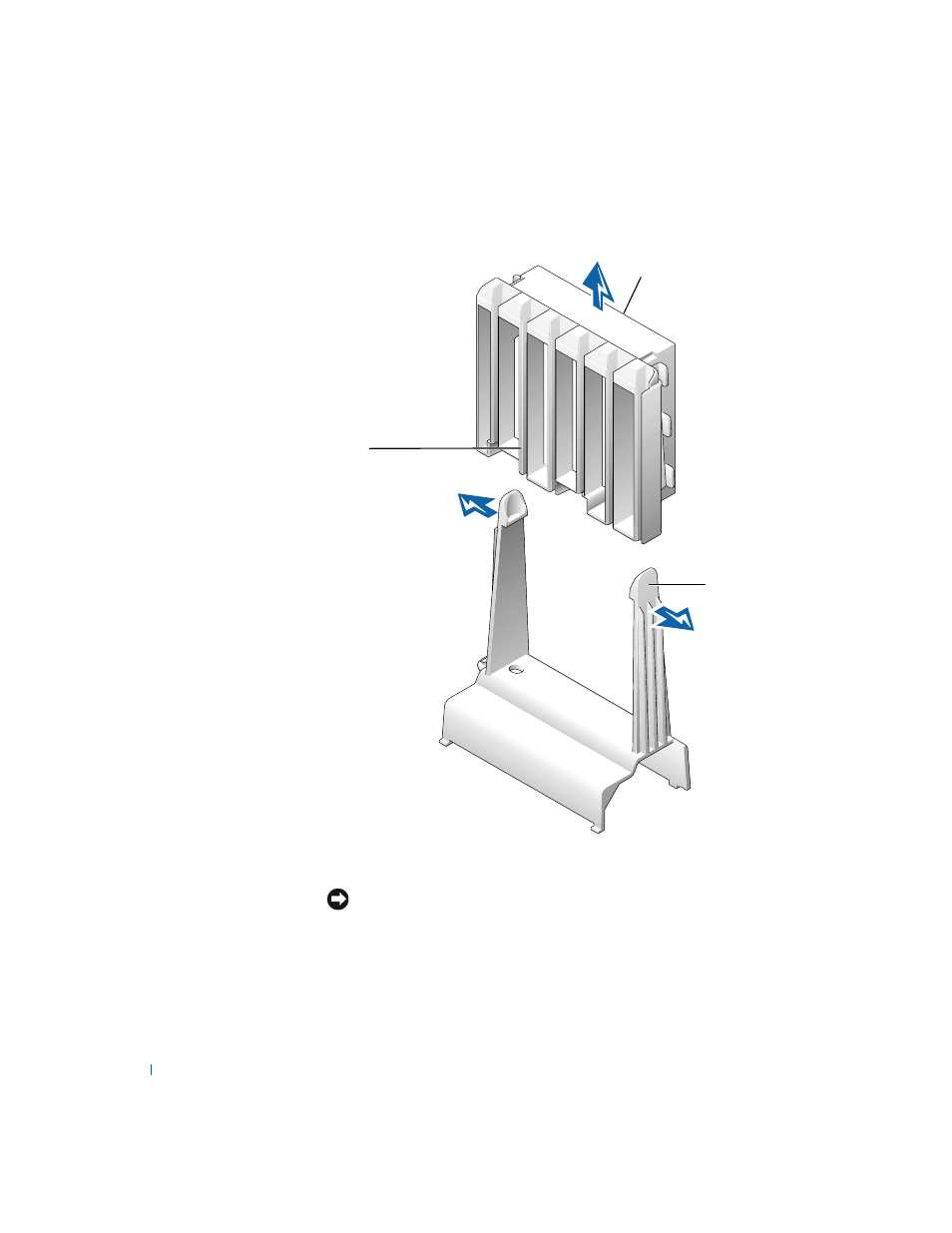 Replacing an expansion-card cooling fan and guide, Replace the expansion-card cooling fan and guide | Dell PRECISION 530 User Manual | Page 90 / 126