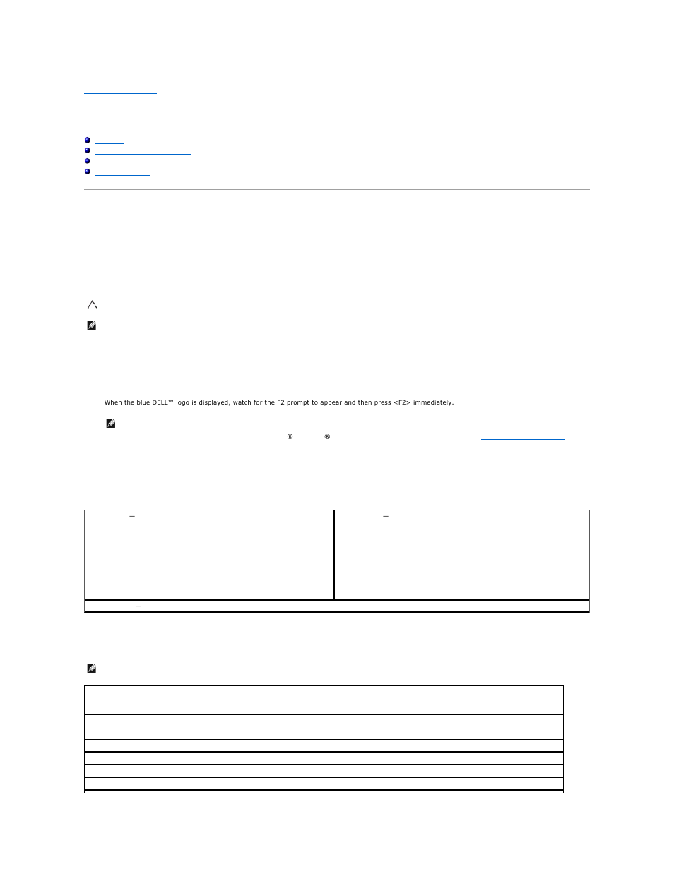 System setup, Overview, Entering system setup | System setup options | Dell Studio One 19 (1909, Early 2009) User Manual | Page 44 / 53
