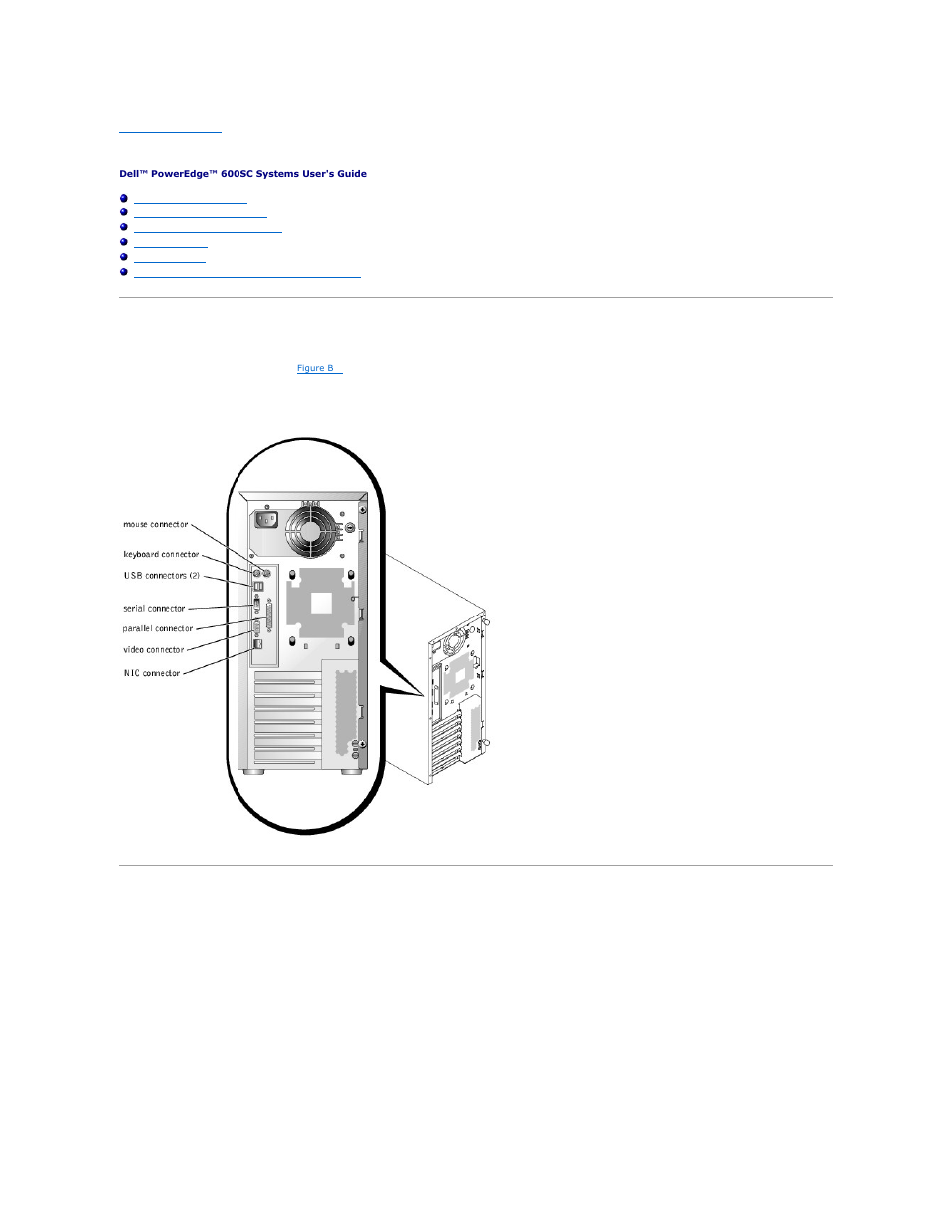 I/o ports and connectors, Serial and parallel connectors | Dell PowerEdge 600SC User Manual | Page 4 / 35