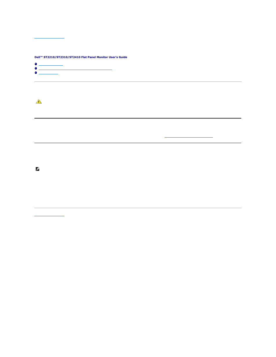 Appendix, Caution: safety instructions, Contacting dell | Dell ST2410 Monitor User Manual | Page 11 / 33