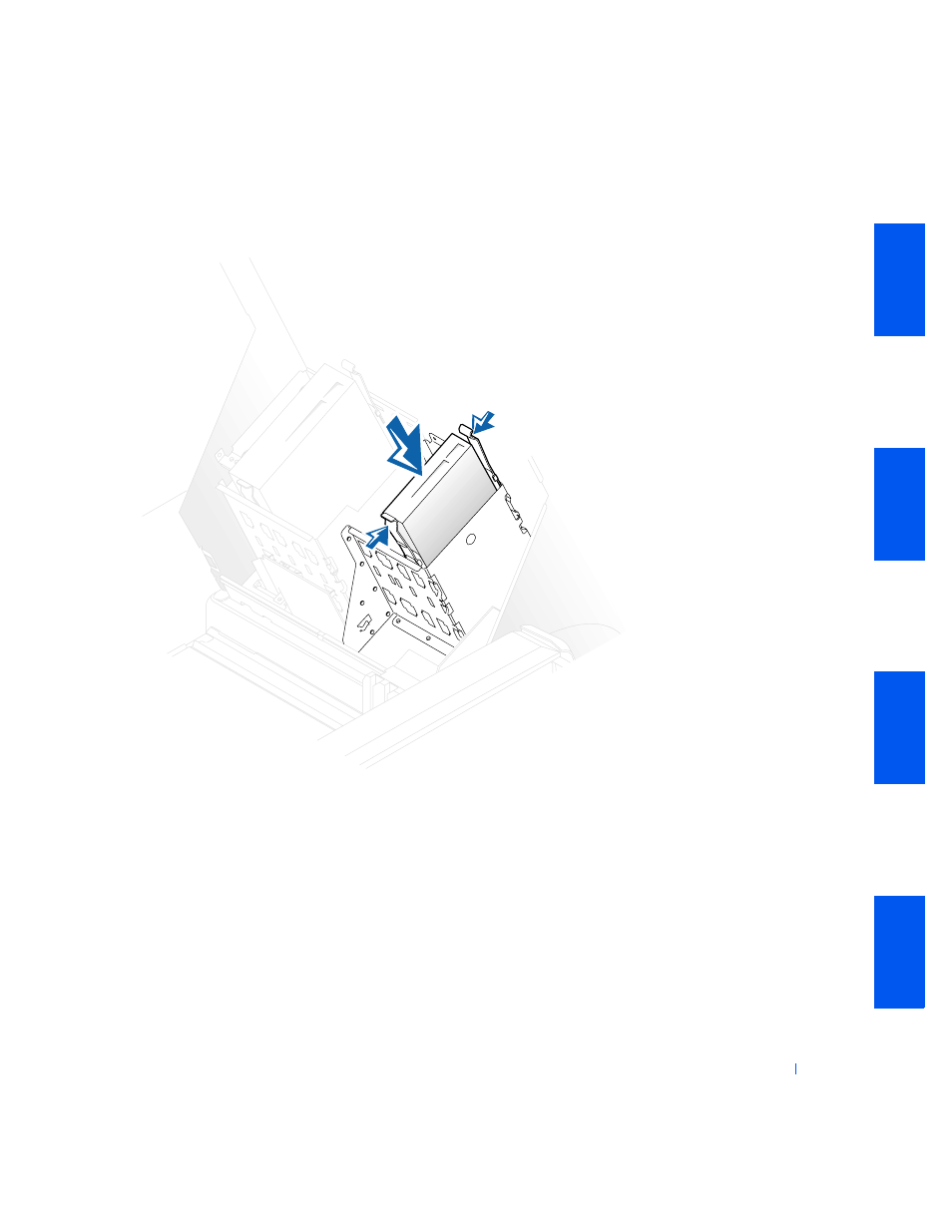Installing a hard drive | Dell PRECISION 530 User Manual | Page 101 / 300